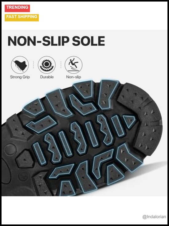 Waterproof Insulated Snow Boots with Graphene Self-Heating Insole Non Slip
